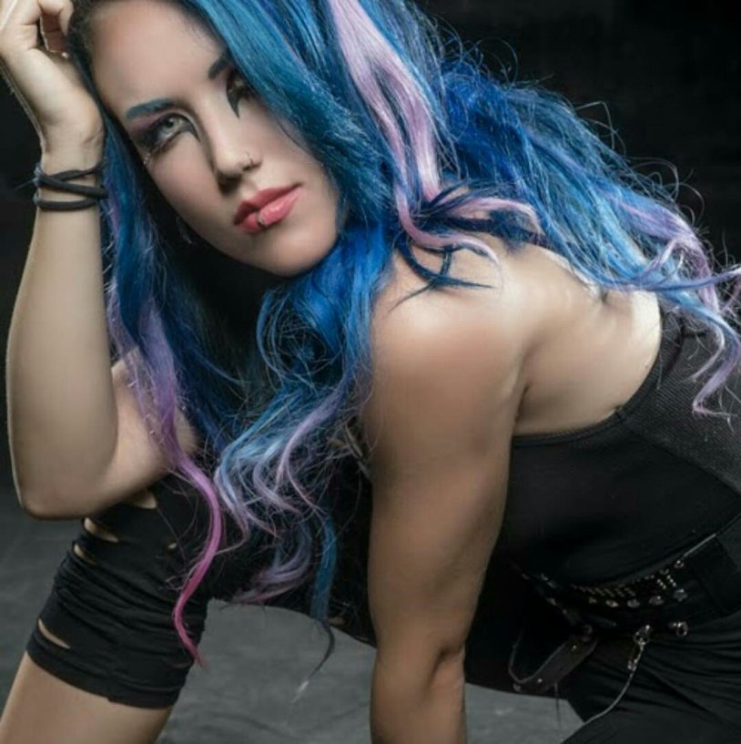 Alissa White-Gluz in a swimsuit