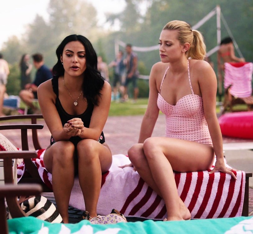 Veronica Lodge Riverdale in a swimsuit