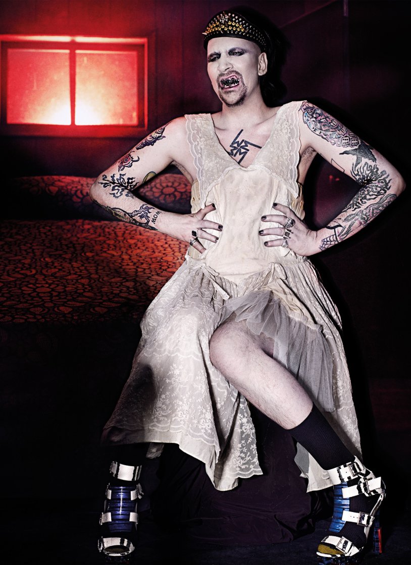 Marilyn Manson and Twiggi Ramirez