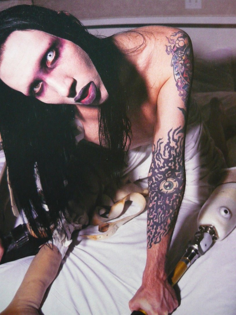 Marilyn Manson and David Bowie