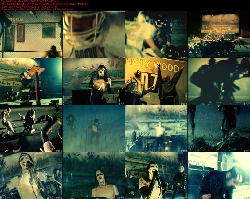 Marilyn Manson Fight Song