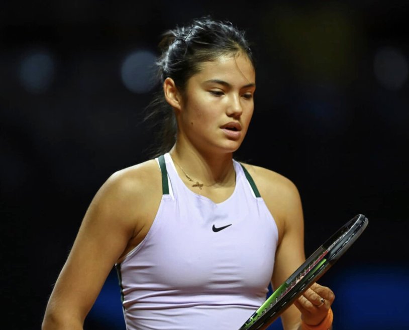 Tennis player Emma Radukan