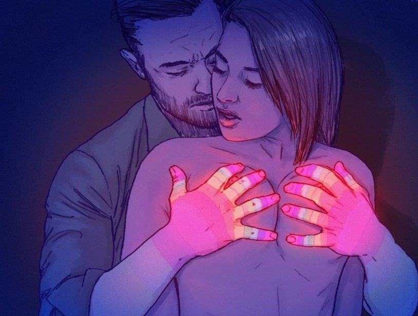 Margot Robbie Wolf with Wall Street