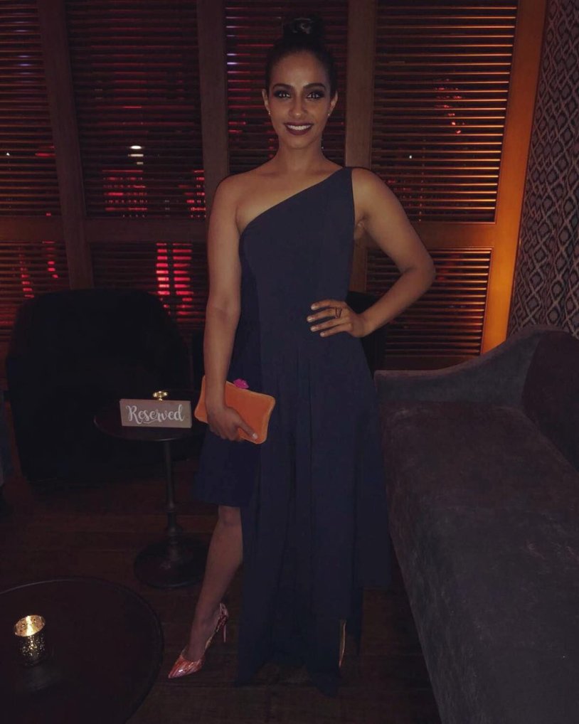 Mandip Gill in a swimsuit