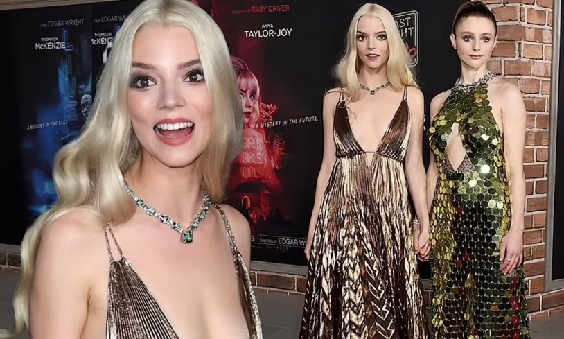 Anya Taylor-Joy smokes