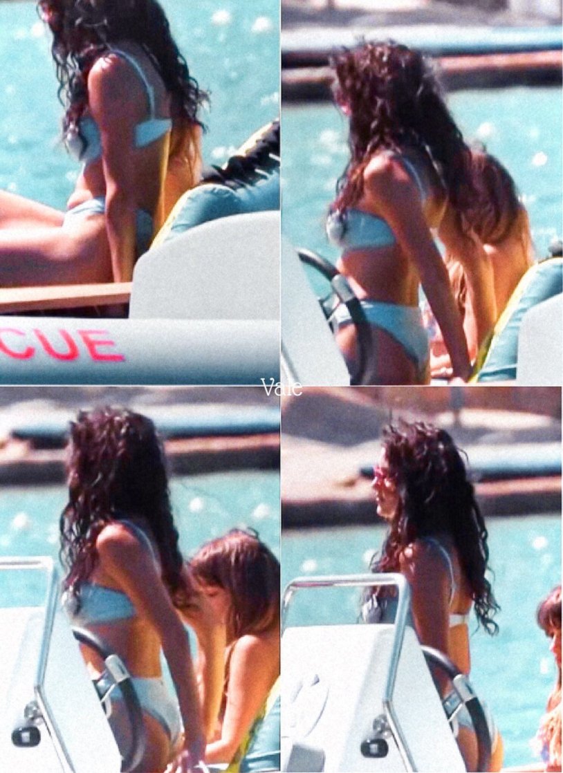 Hande Erchel in a bikini