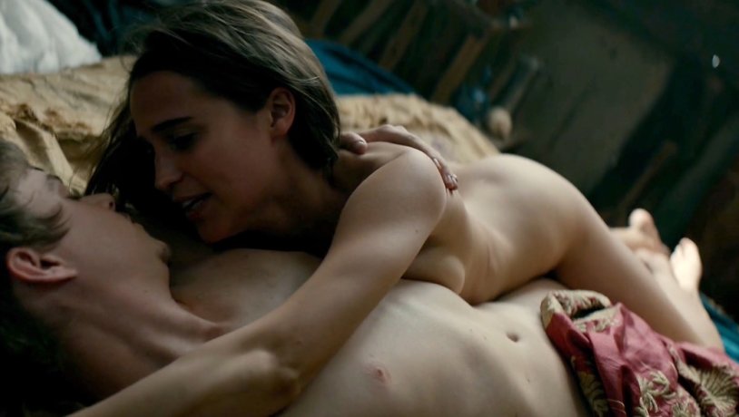 Alicia Vikander Naked in the film