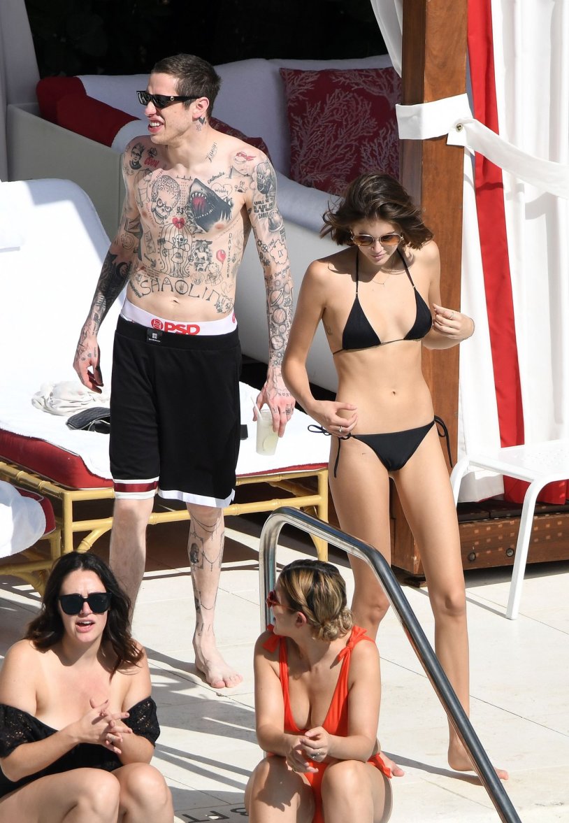 Kaya Gerber in a swimsuit