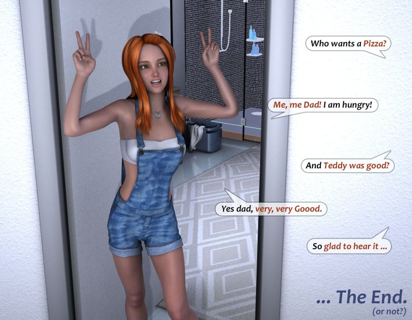 Girl with a plush bear