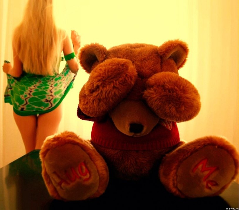 Big white plush bear 190 cm