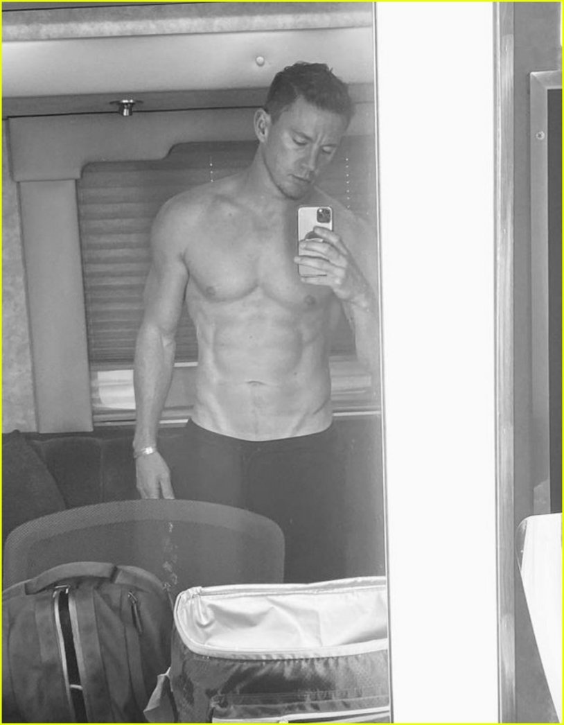 Chening Tatum in Lower Lingerie