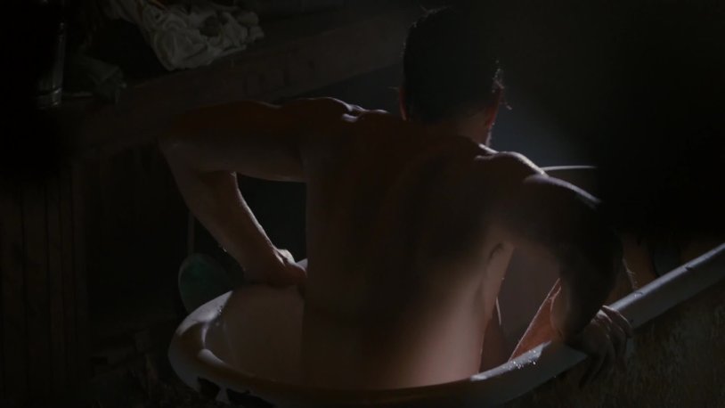 Naked Anna Pakuin in the series "Real Blood"