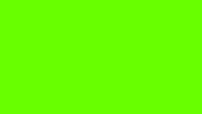 Bright green color