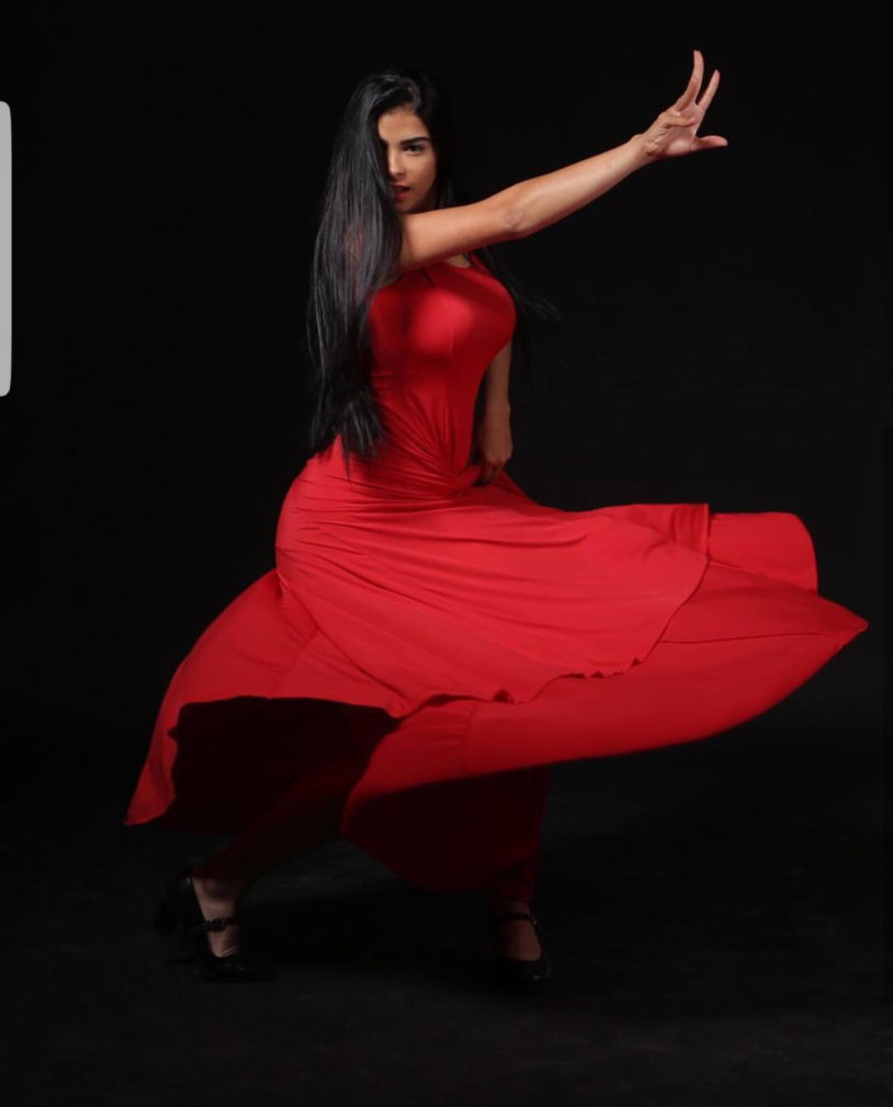 The outline of the female body