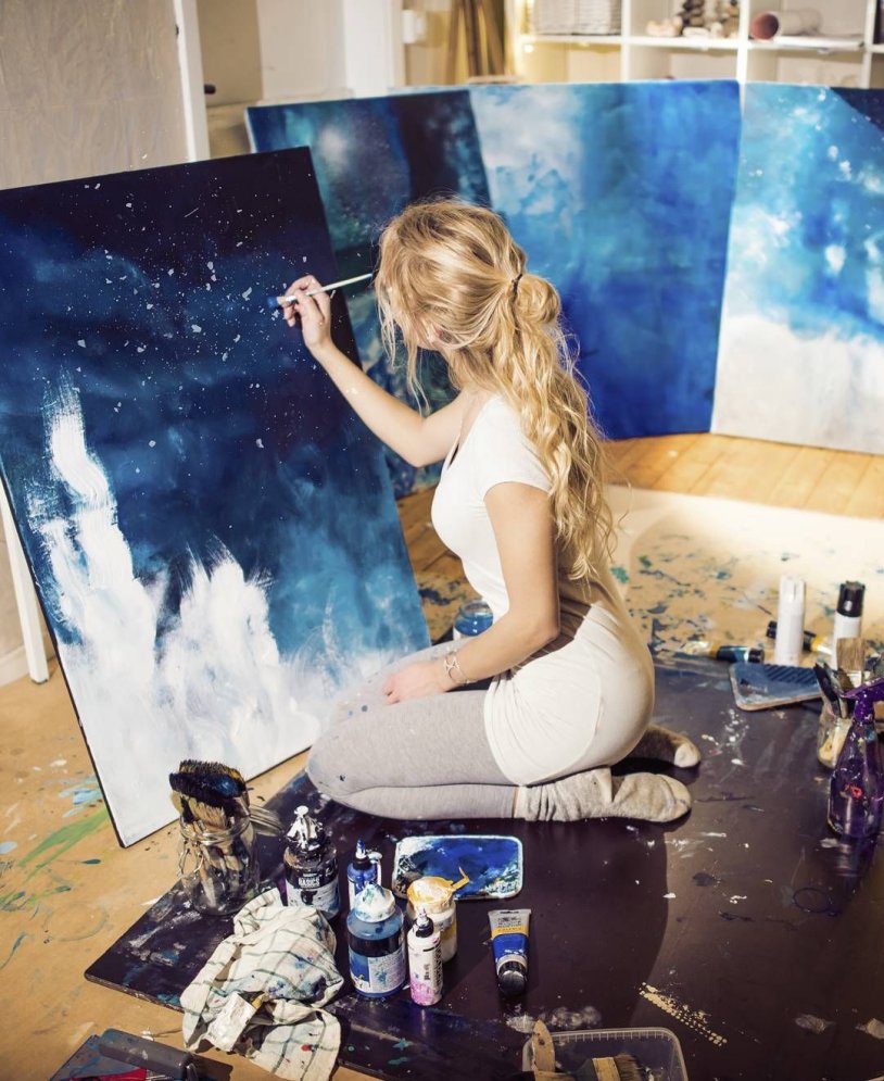 Jonna Jinton paintings