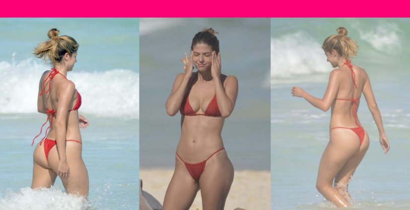 Paulina Gaitan in a bikini