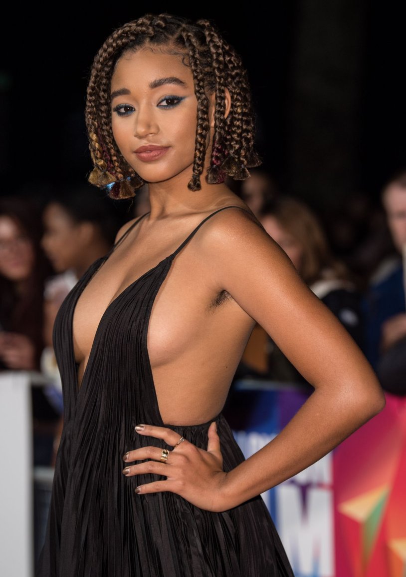 Amandla Stanberg in a swimsuit