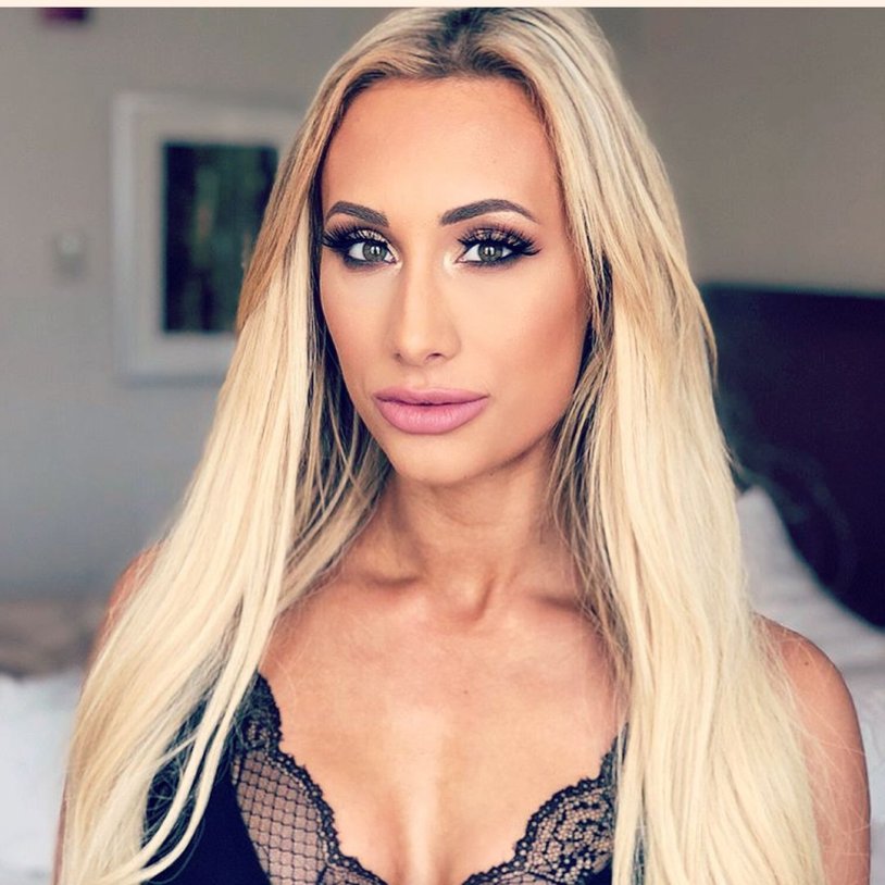 Carmella wwe leather