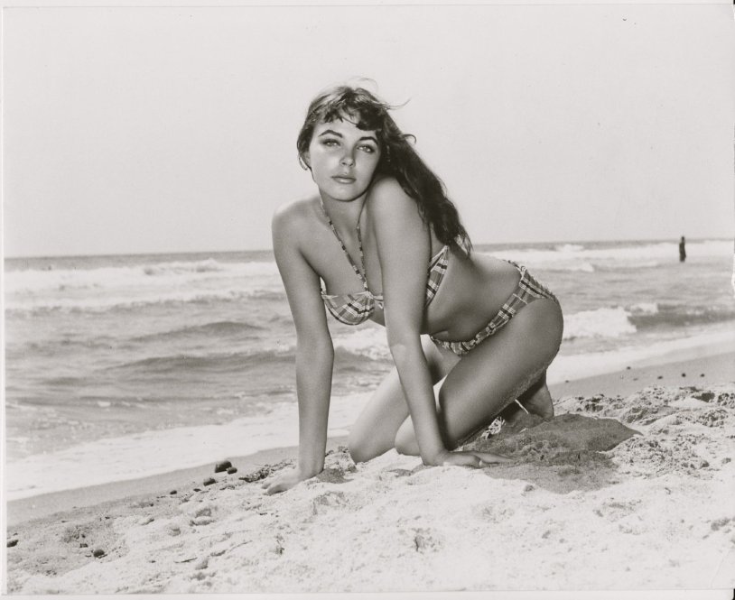 Joan Collins in his youth