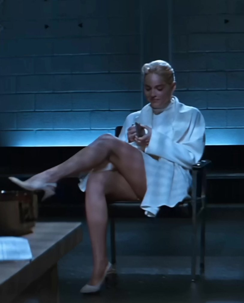 Sharon Stone Main Instinct 1992 Scene