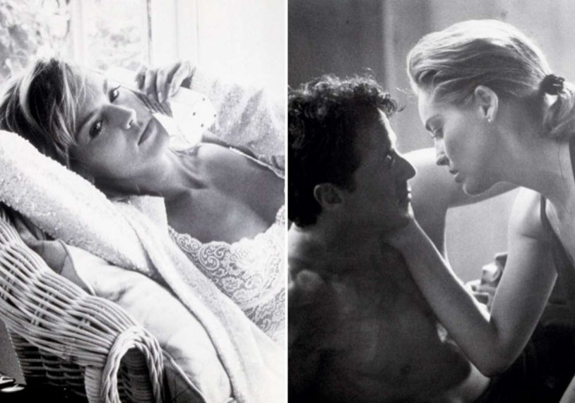 Sharon Stone and Johnny Depp 1992