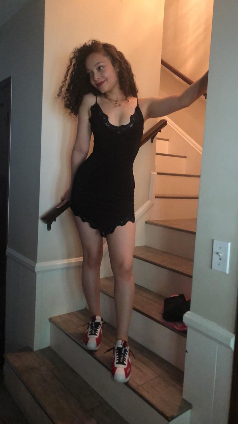 Kyla Mayset in a swimsuit