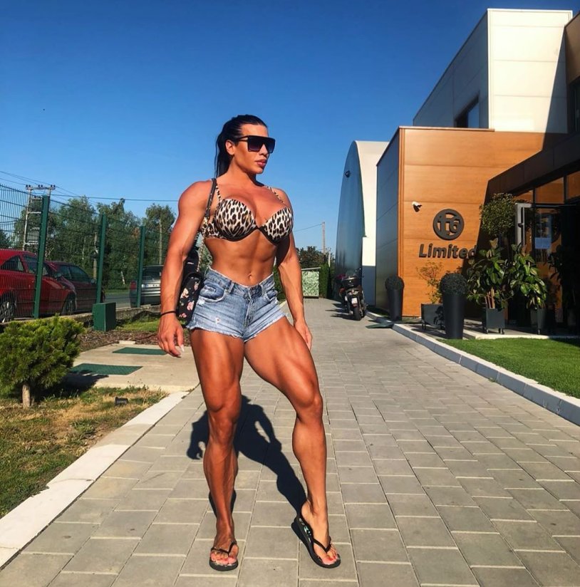 Helena unique in a swimsuit