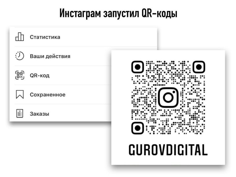 QR plate with instagram code