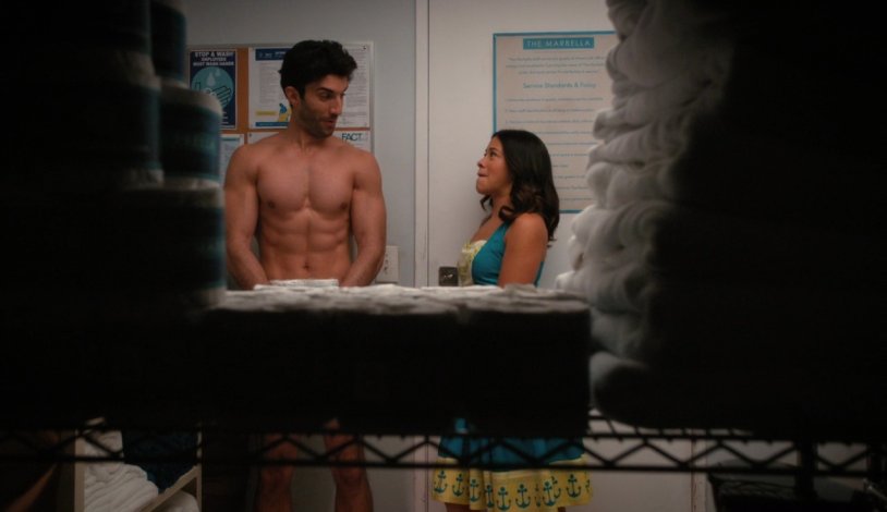 Justin Baldoni is naked