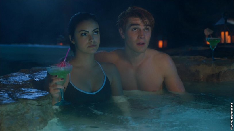 Mark Consuelos and Camila Mendes