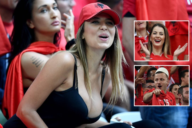 Fans of the Albanian national team