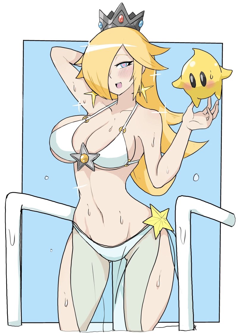 Princess Rosalina is naked