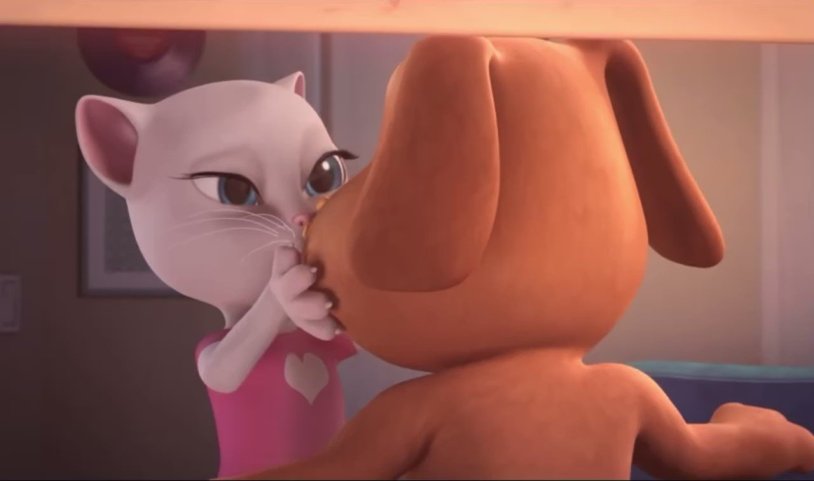 Angelina White between boobs