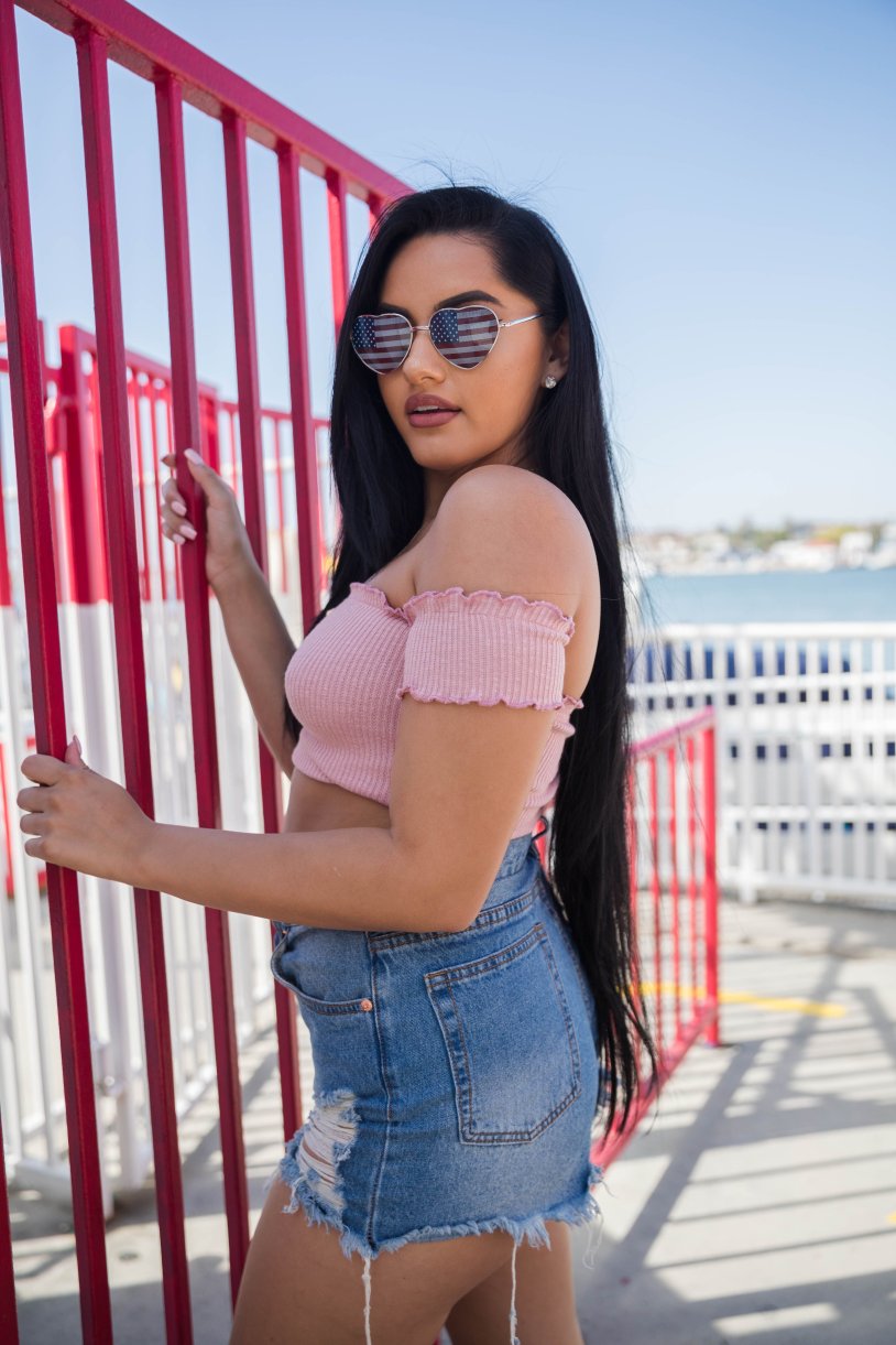 Ground -style manicure for long