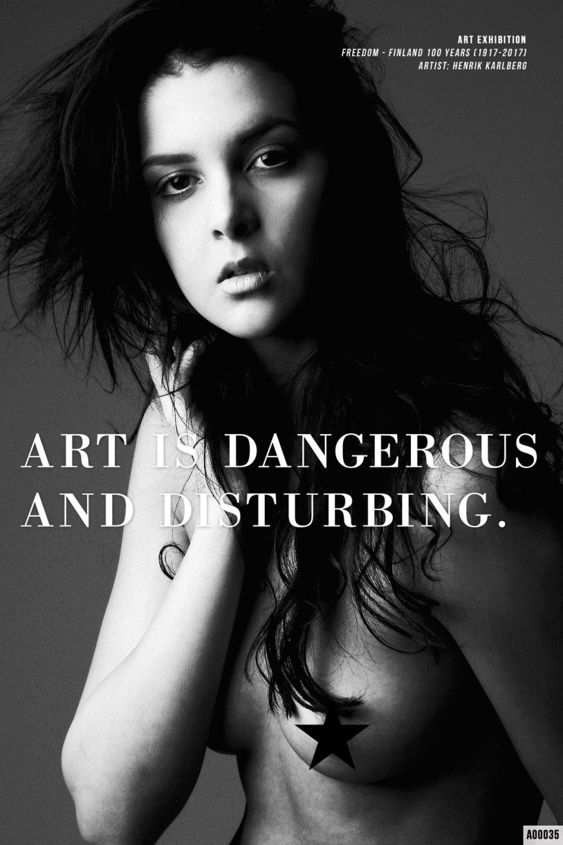 In the style of nude