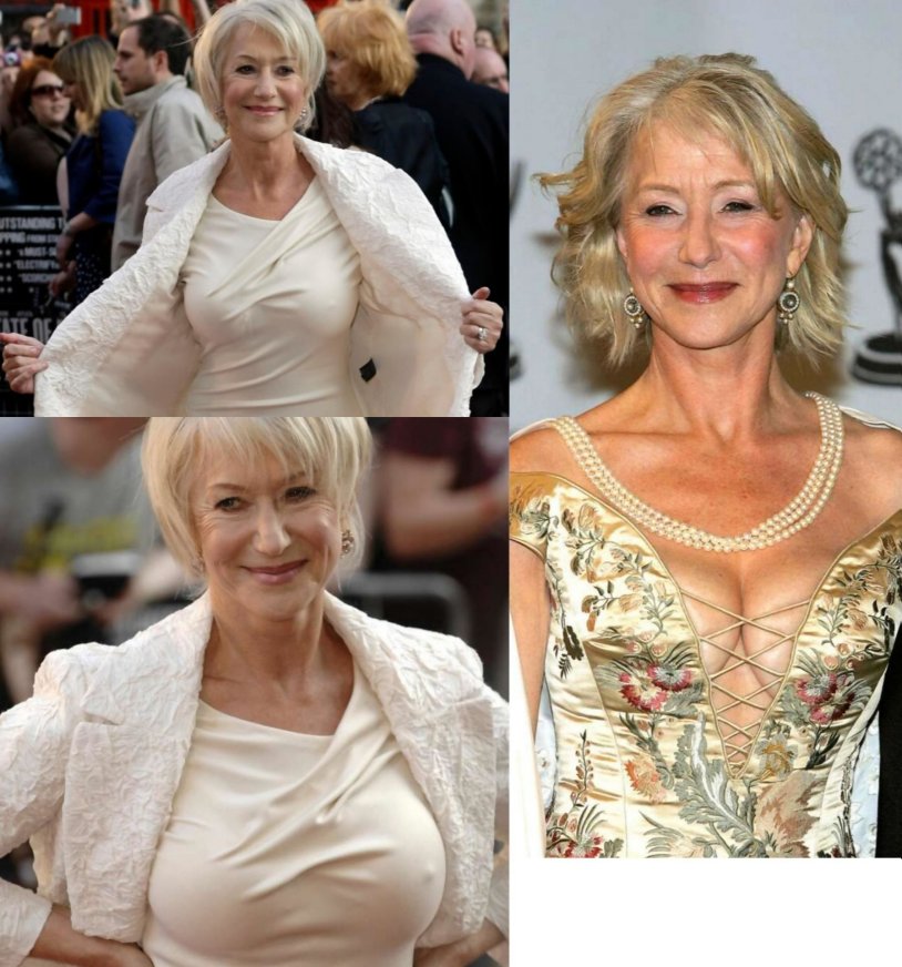 Helen Mirren in his youth hot