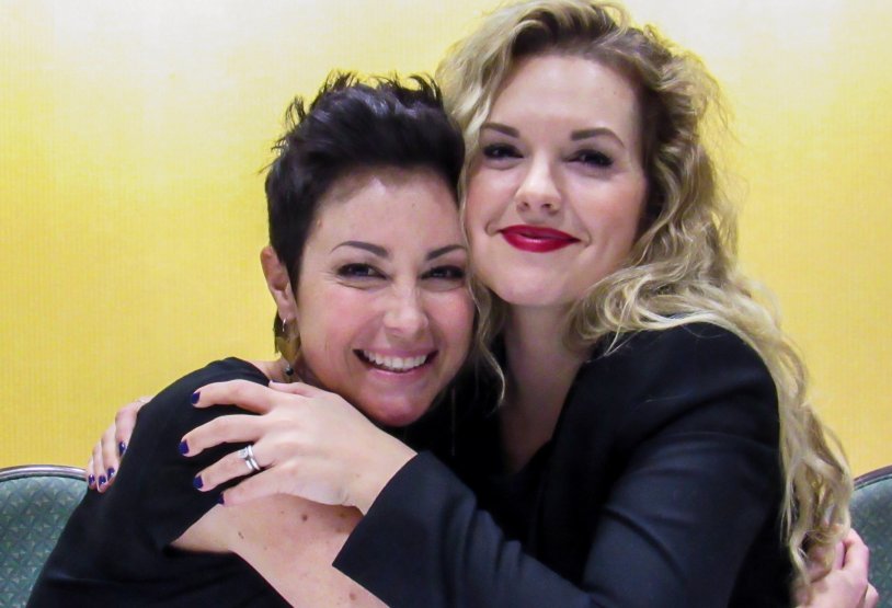 Kim Rhodes and Briana Bakmaster