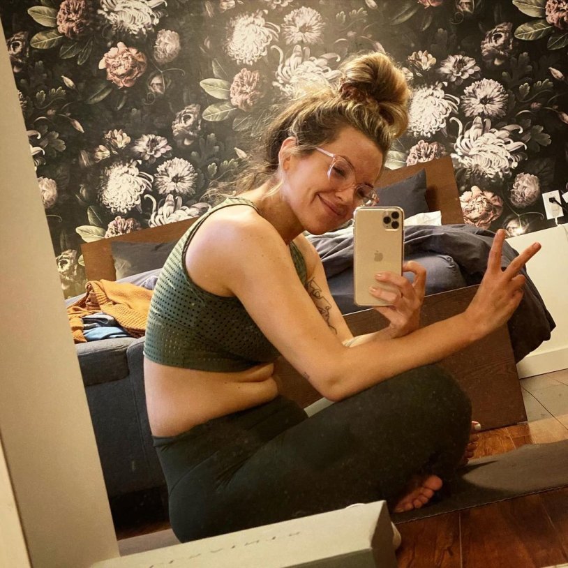 Briana Bakmaster in a swimsuit