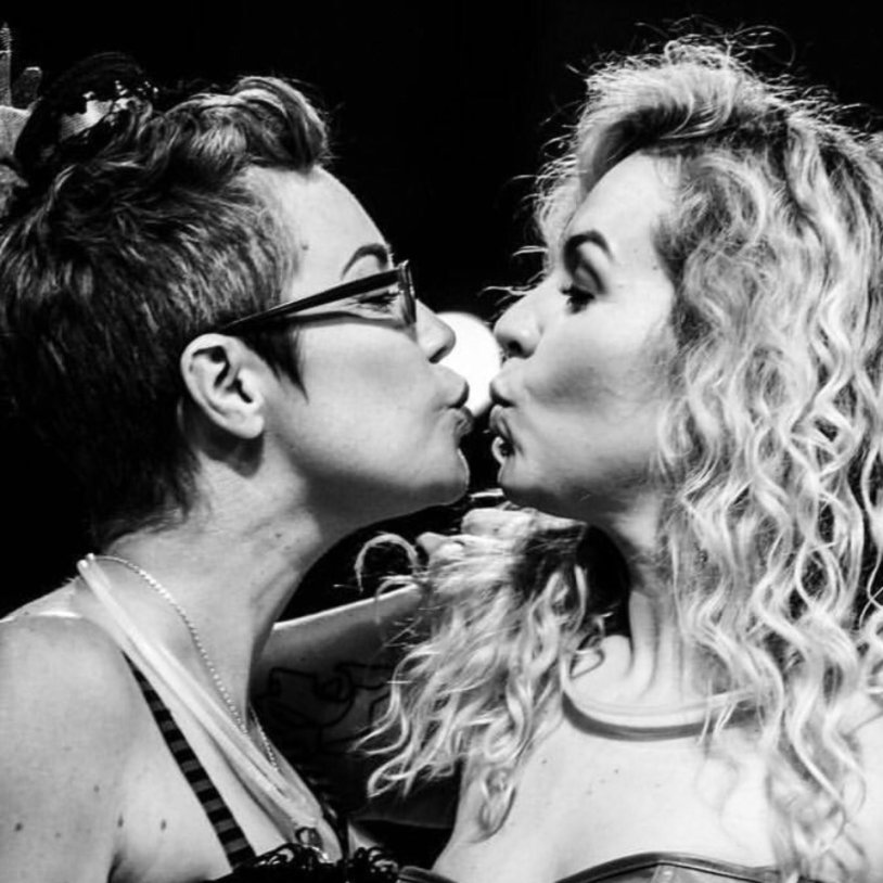 Kim Rhodes and Briana Bakmaster