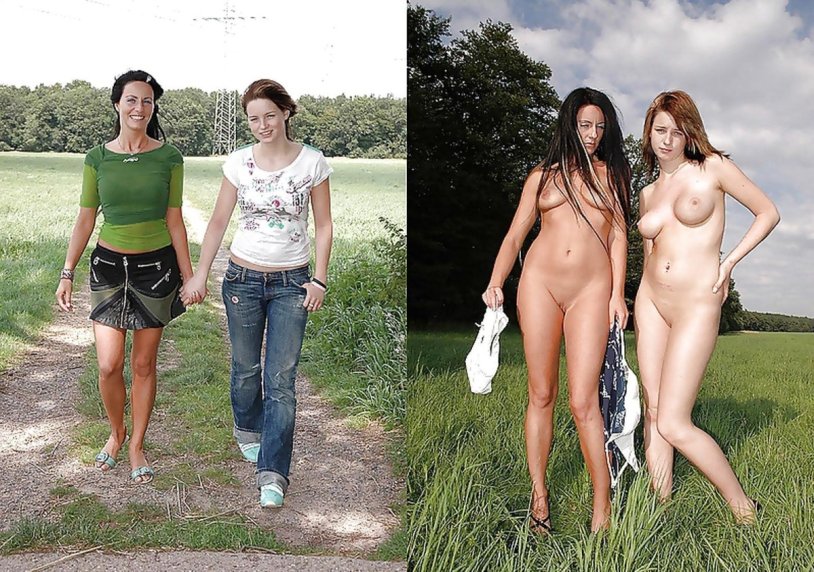 Naked girls at the casting