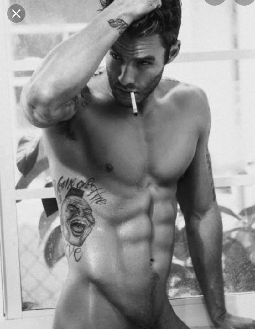 Beautiful half -naked men