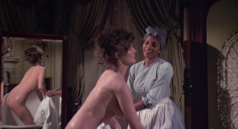 Fiona Currant in a swimsuit