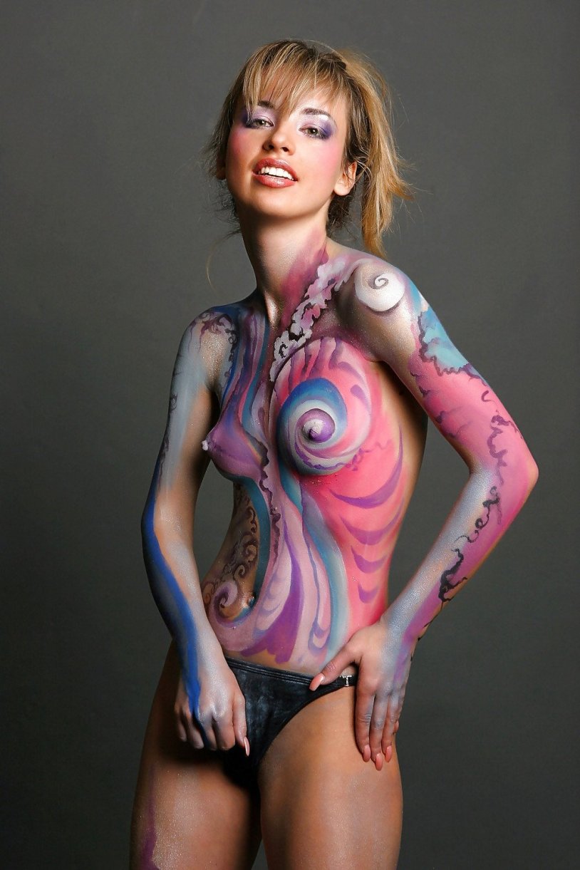 Body art festival naked