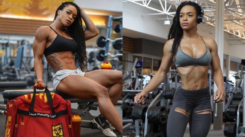 Inflated girls beautiful buttocks and press