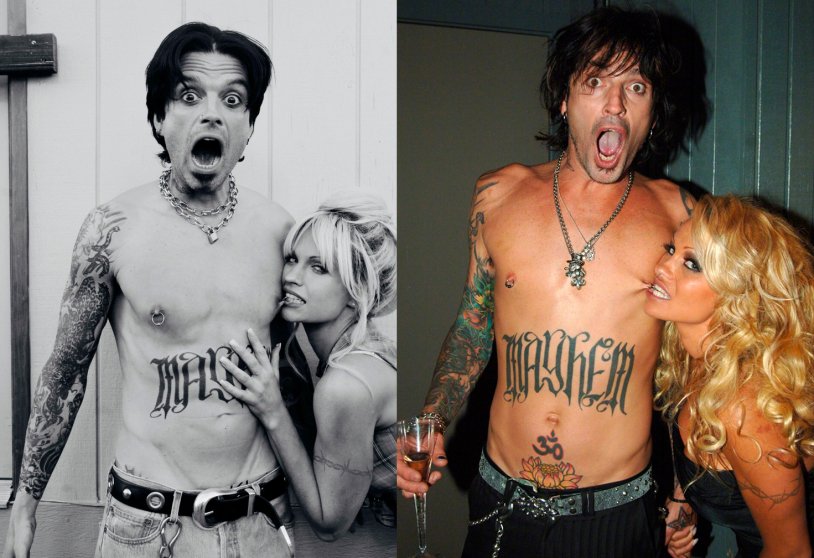 Tommy Lee and Pamela Anderson
