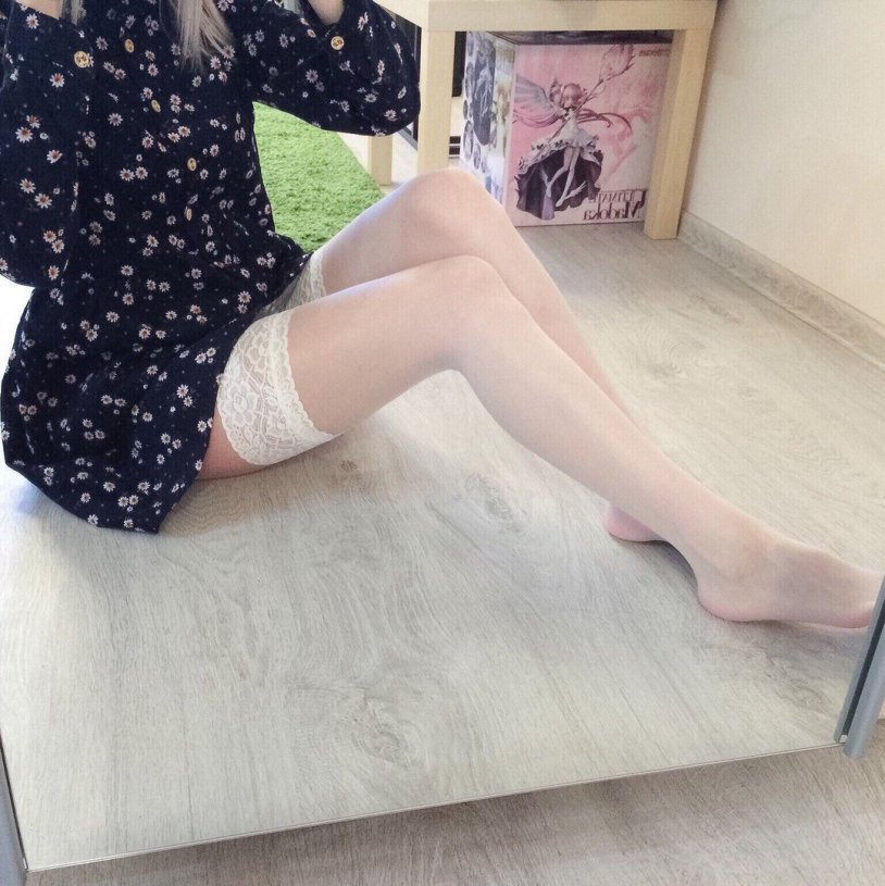 Alina Lanina in the underwear of Sasha Tanya