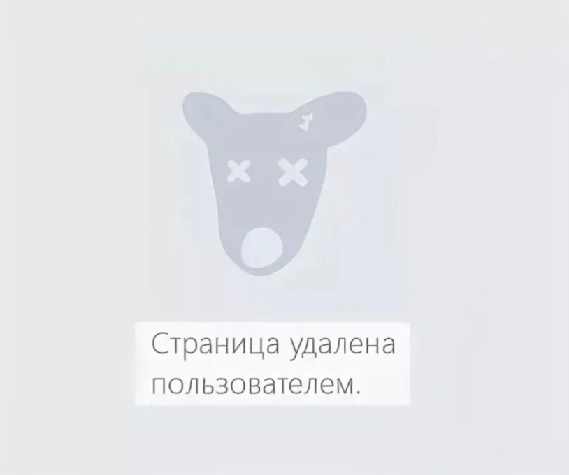 The user deleted the page