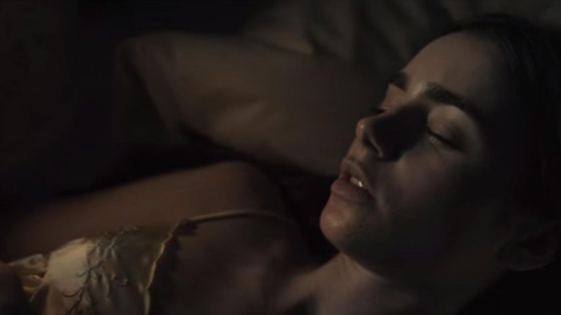 Lily Collins Naked in the film