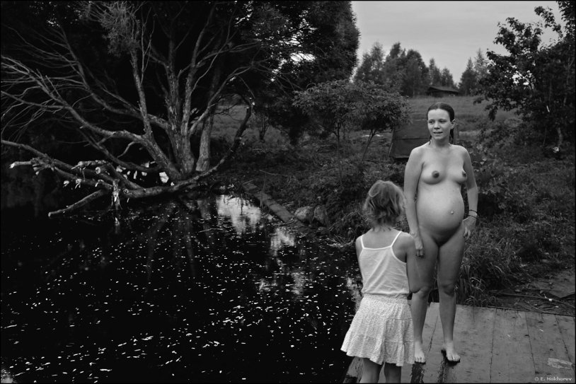 Young girls in the style of nude