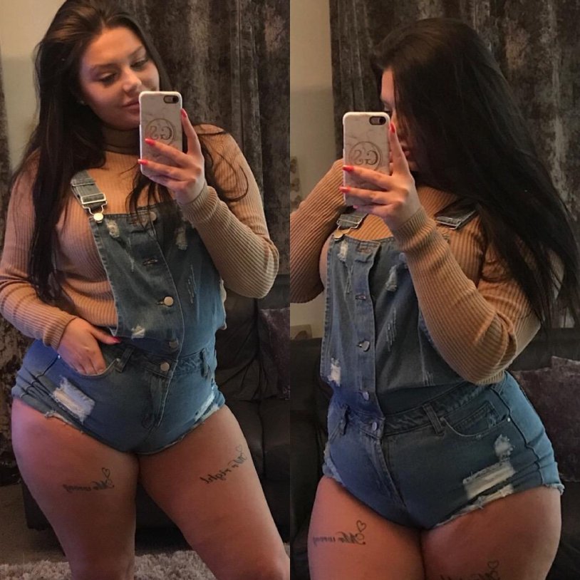 Amateur BBW Girl April Daniel Getting Naked